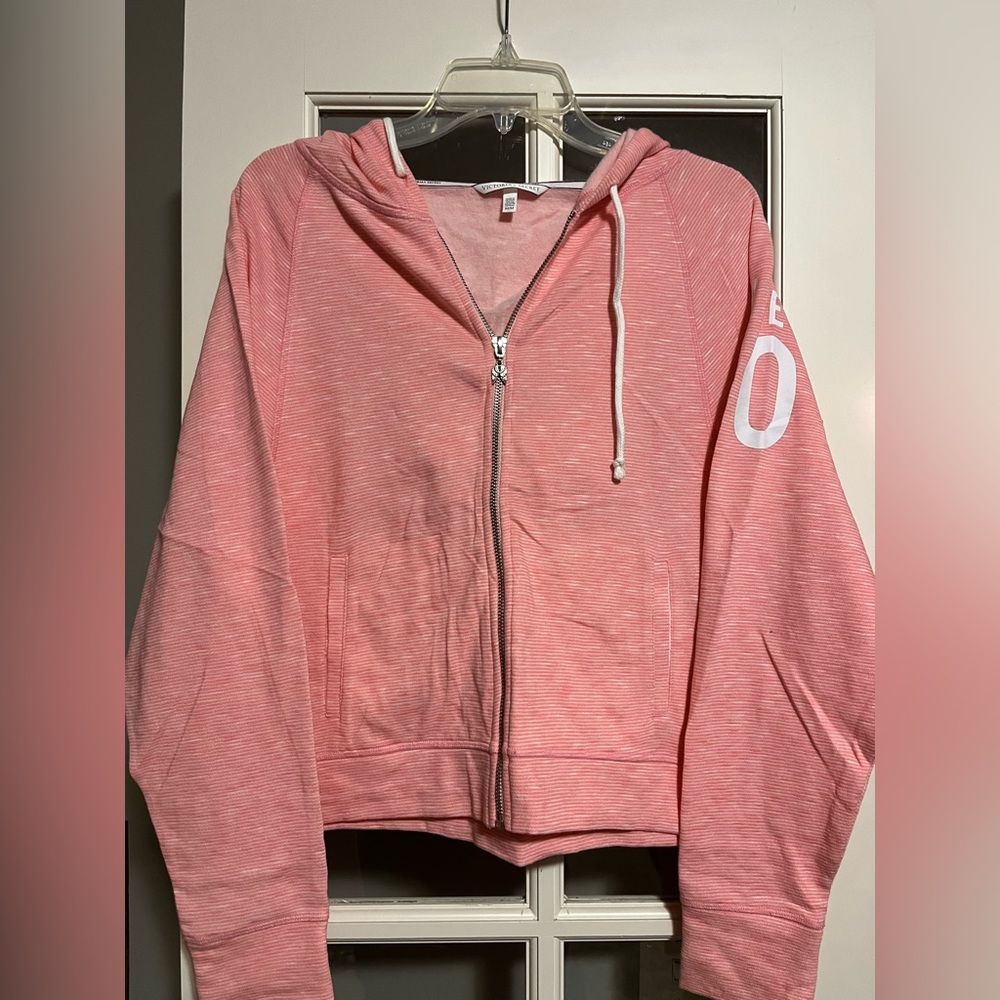 Victoria’s Secret zip up hoodie in size m